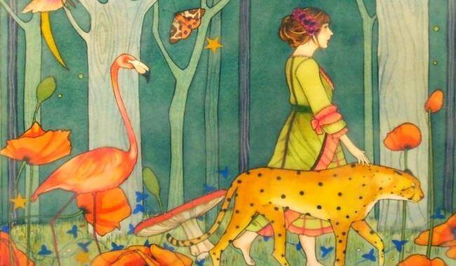 femme-marchant-entouree-danimaux-copy