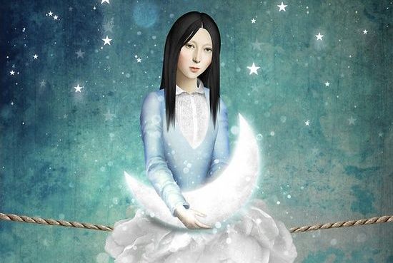 femme-soutenant-la-lune