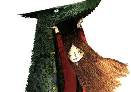 ilustracion-de-caperucita-con-el-lobo