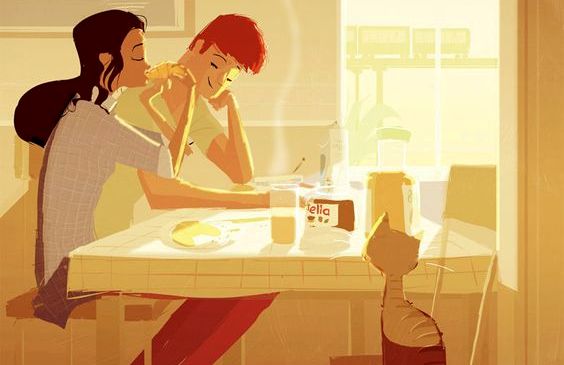 couple-petit-dejeunant