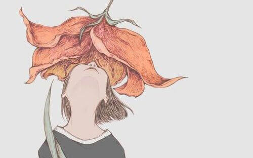 fille-sentant-une-fleur