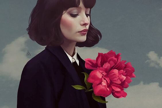 mujer-flor-en-pecho