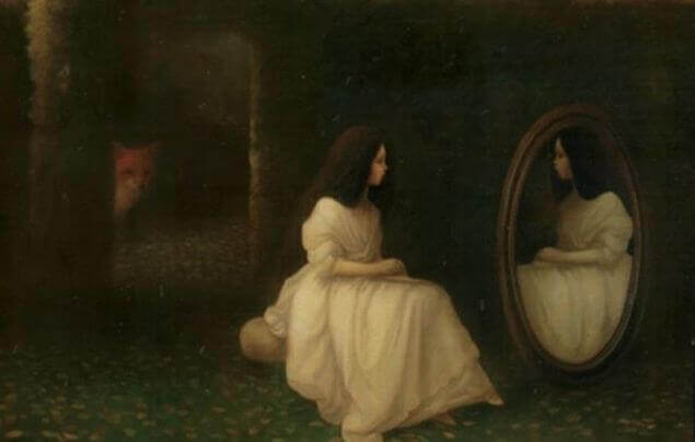 femme-regardant-le-miroir-avortement