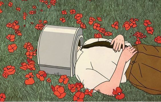 homme-champ-fleurs