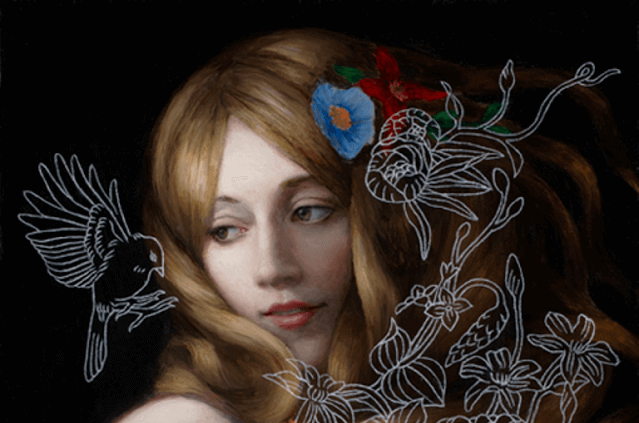 mujer-con-pajaros