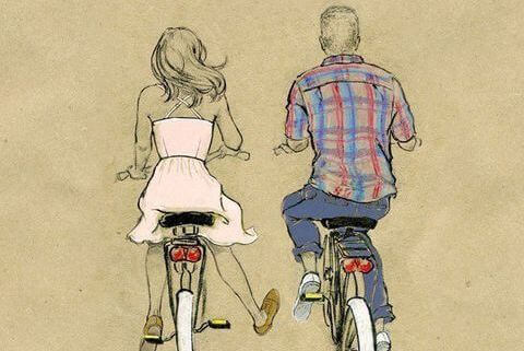 pareja-en-bici