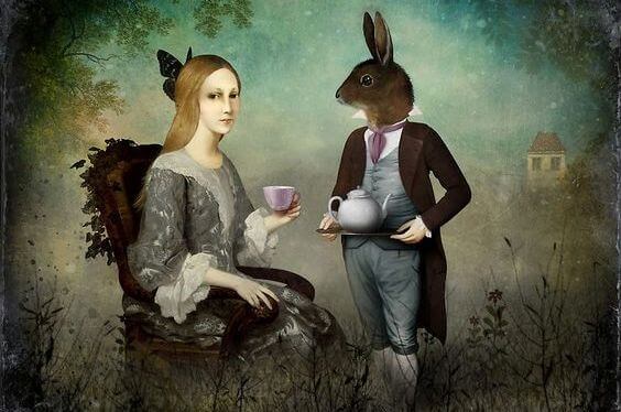 mujer-con-conejo-fantasia