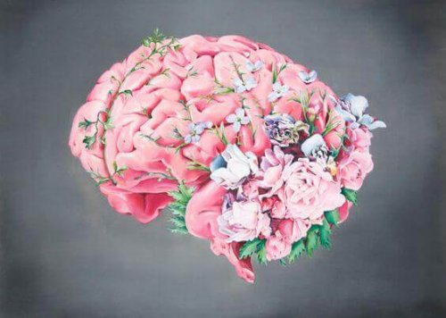 cerveau fleuri