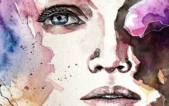 dessin de visage de femme