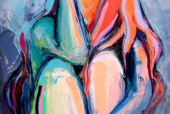 femme colorée