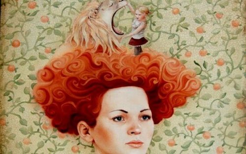 femme avec du caractère