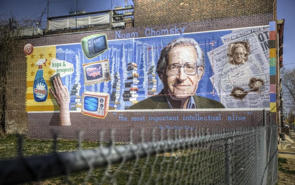 graffiti de Noam Chomsky