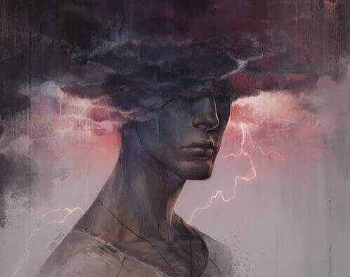 homme de mauvaise humeur