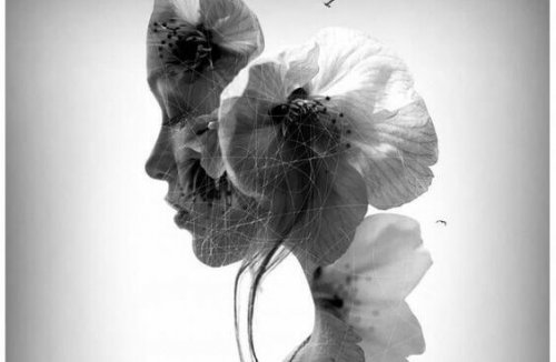 visage fleuri