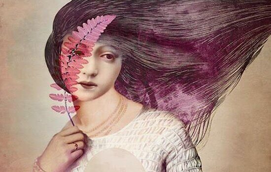 femme pratiquant la technique de la nappe de brouillard