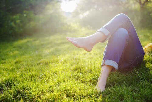 femme prenant le temps de se reposer