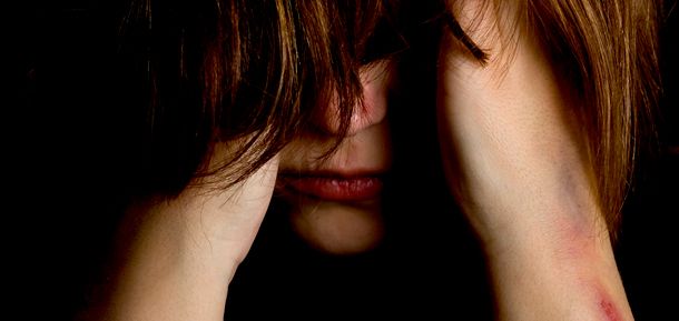 femme en souffrance