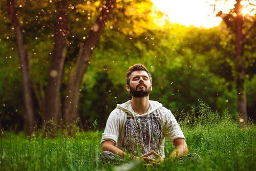 homme dans la nature