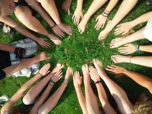 étude de groupe de la psychologie sociale
