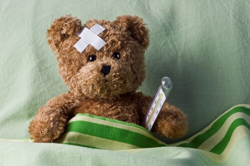 ours en peluche hypocondriaque