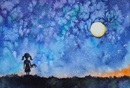 La petite fille qui regarda le ciel et découvrit son étoile