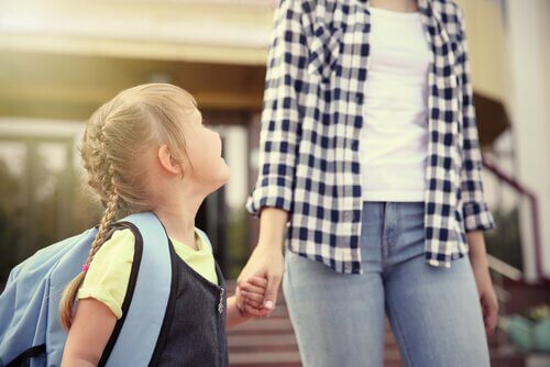 S'il te plait maman/papa, fais en sorte que mon premier jour d'école se passe bien