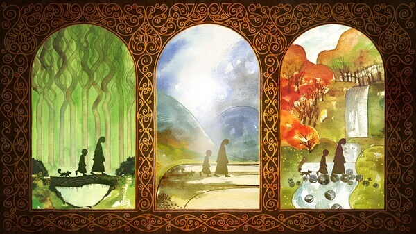 triptyque sur la vie