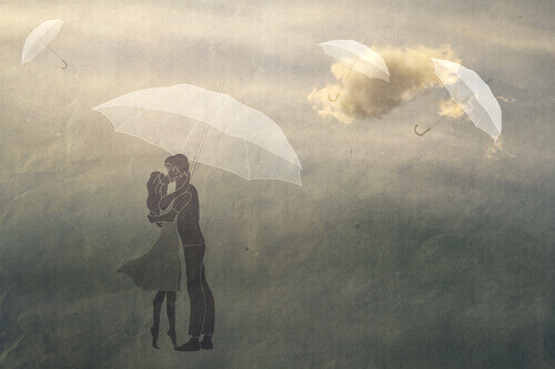 couple dans le ciel