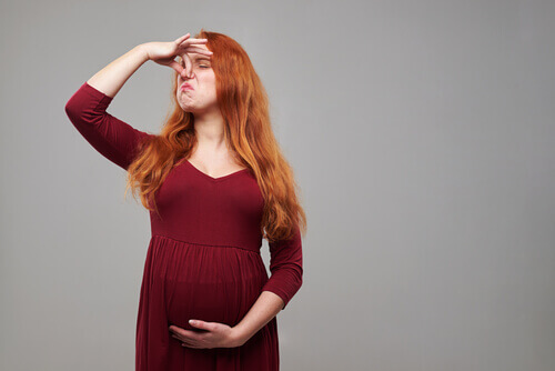 femme enceint hyperosmique