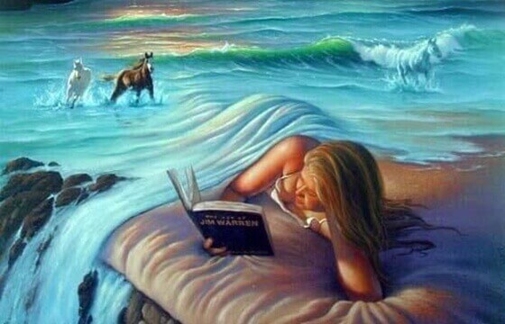 femme qui lit