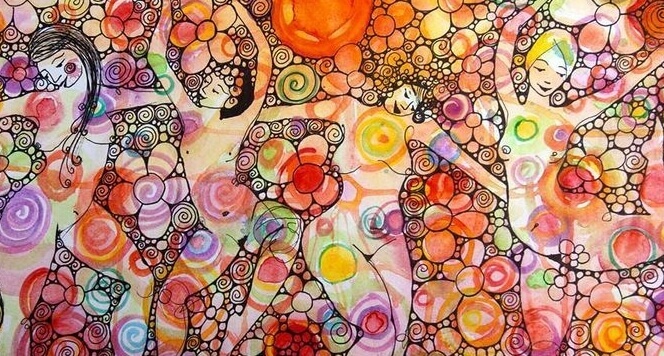 fresque de femmes