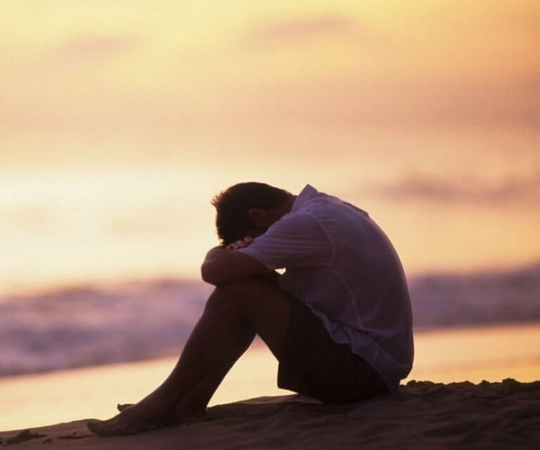 homme triste