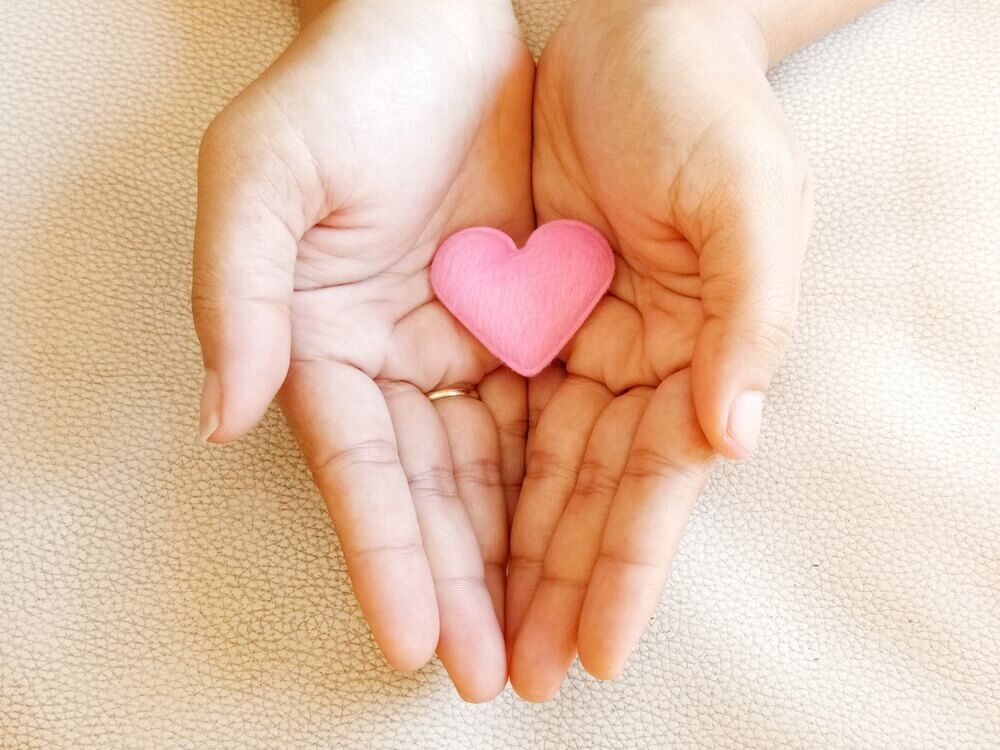 coeur dans les mains