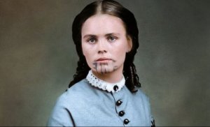 Olive Oatman, la femme au tatouage bleu et à la double captivité