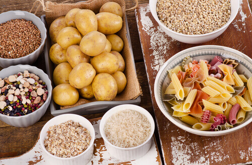 pommes de terre riz pâtes