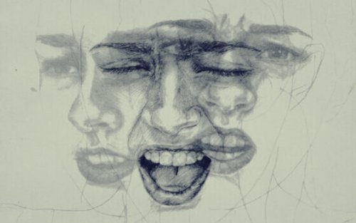 visage exprimant des émotions