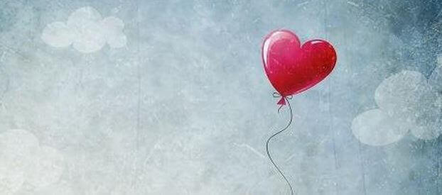 ballon en forme de coeur