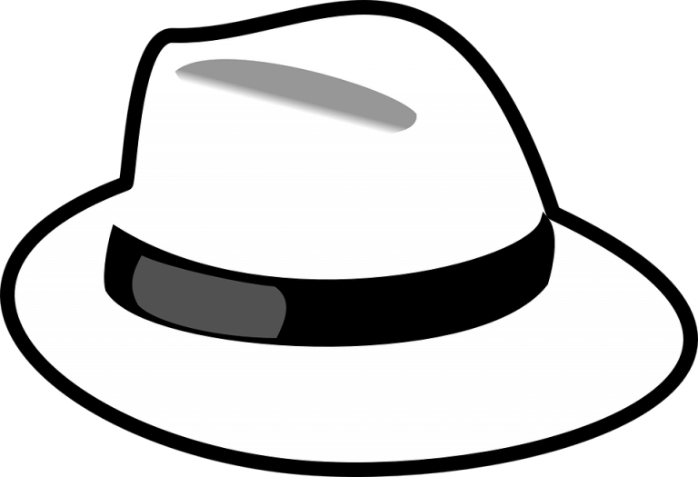 chapeau blanc