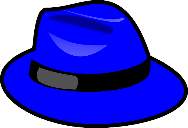 chapeau bleu