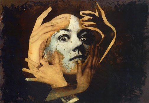 peinture avec visage et mains