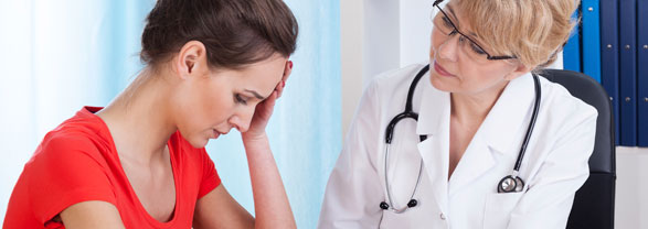 femme chez le médecin