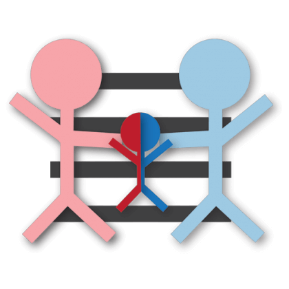 figures représentant la coparentalité