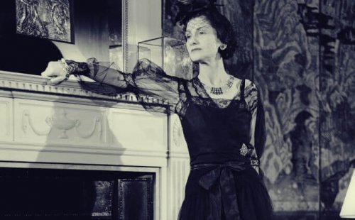 Coco Chanel chez elle