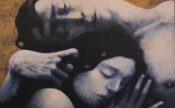 couple qui se câline