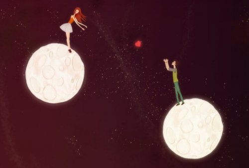 couple sur deux planètes