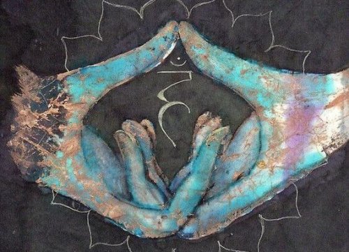 mains symbolisant bouddhisme