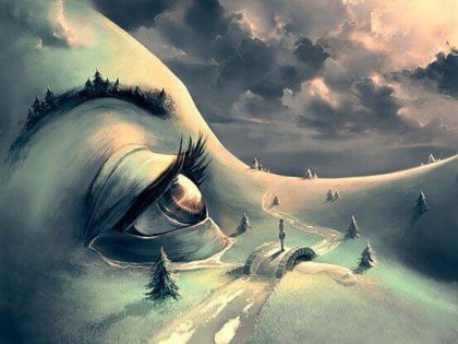 yeux d'une personne