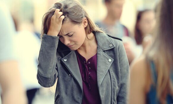 femme stressée