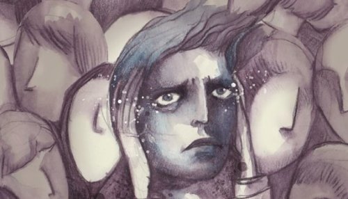 personne dans la foule