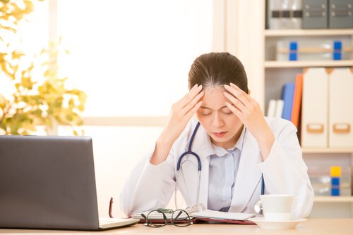médecin avec syndrome de burn-out
